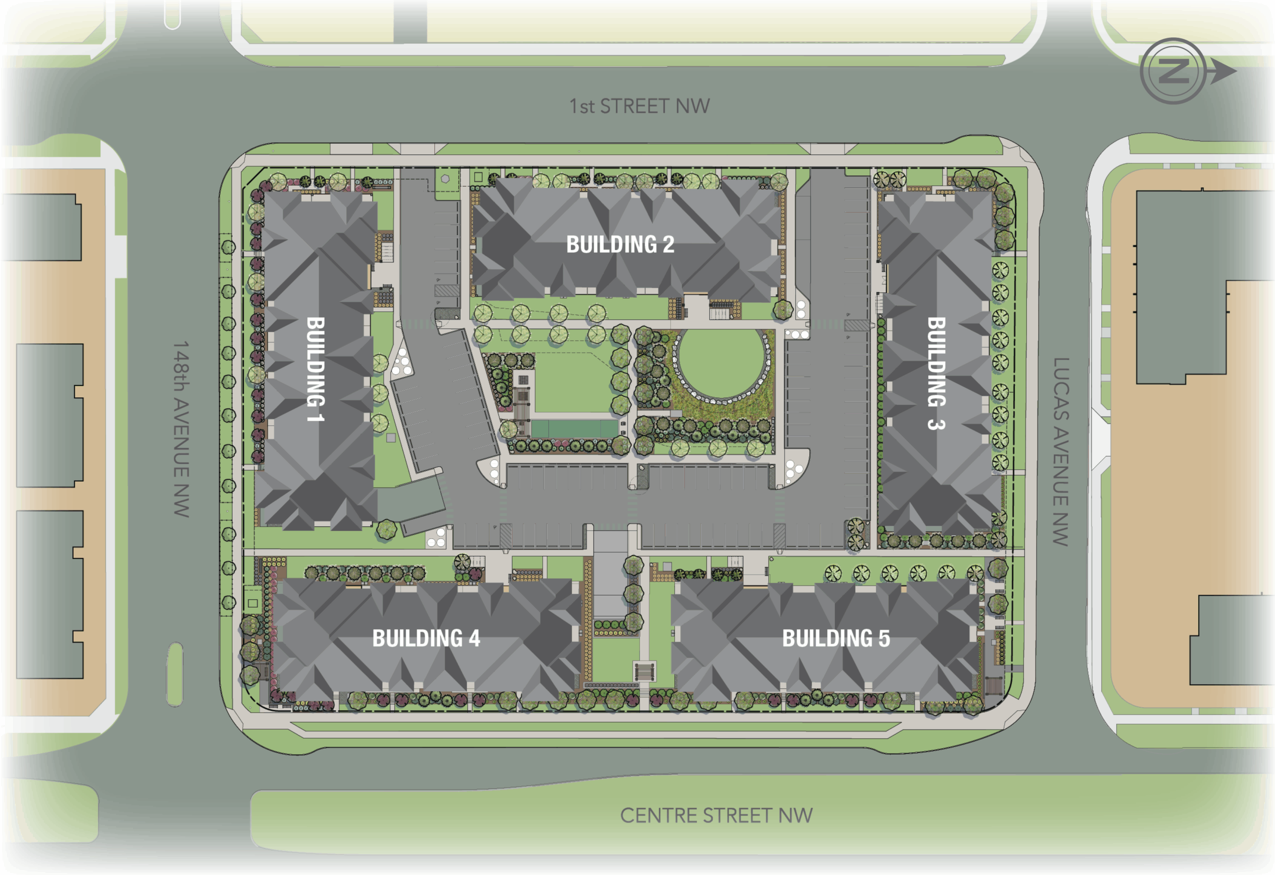 Livingston Calgary Siteplan